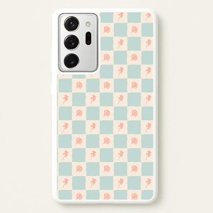 Patchwork Floral Pattern Galaxy Note 20 Ultra Case