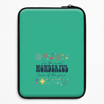 The Most Wonderful Time Of The Year Geometric Universal Laptop Sleeve