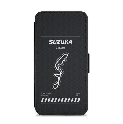 Suzuka Circuit Flip / Wallet Phone Case