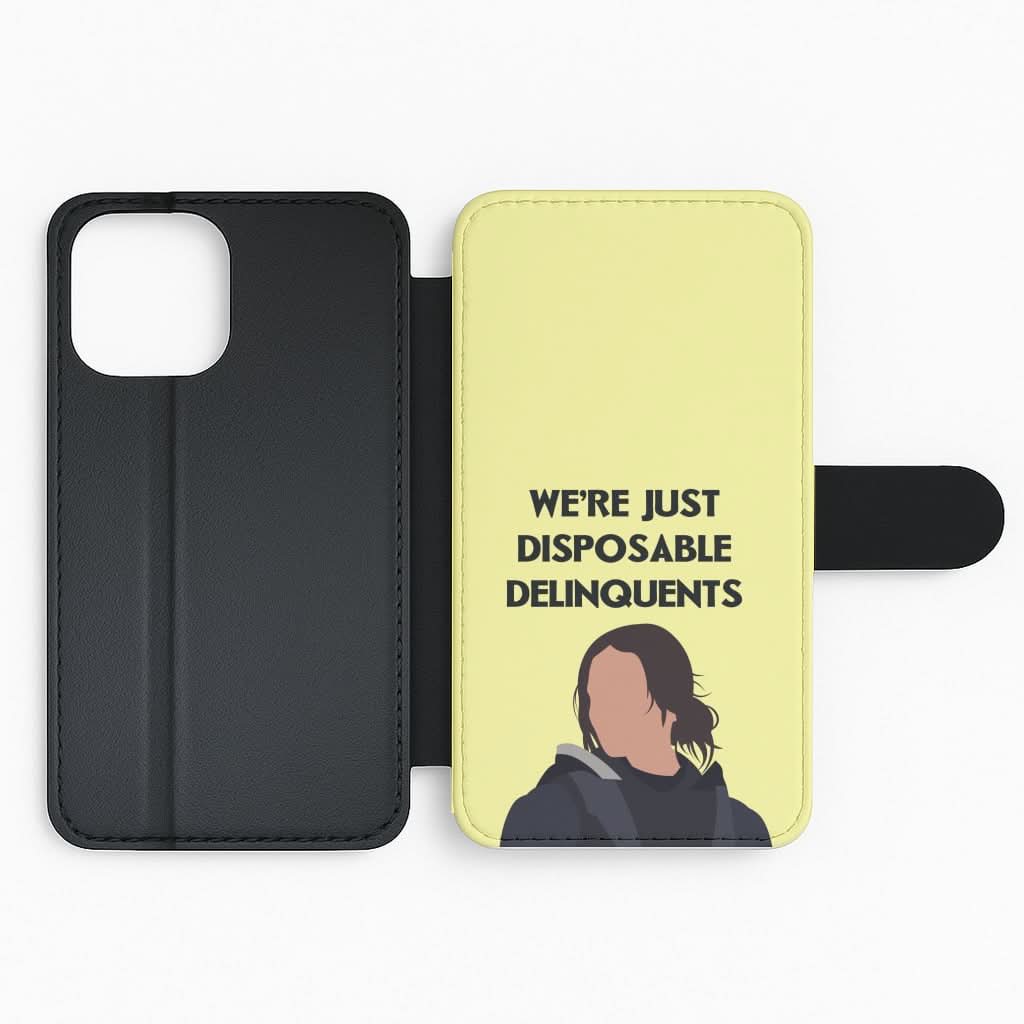 Disposable Delinquents Flip Phone Case