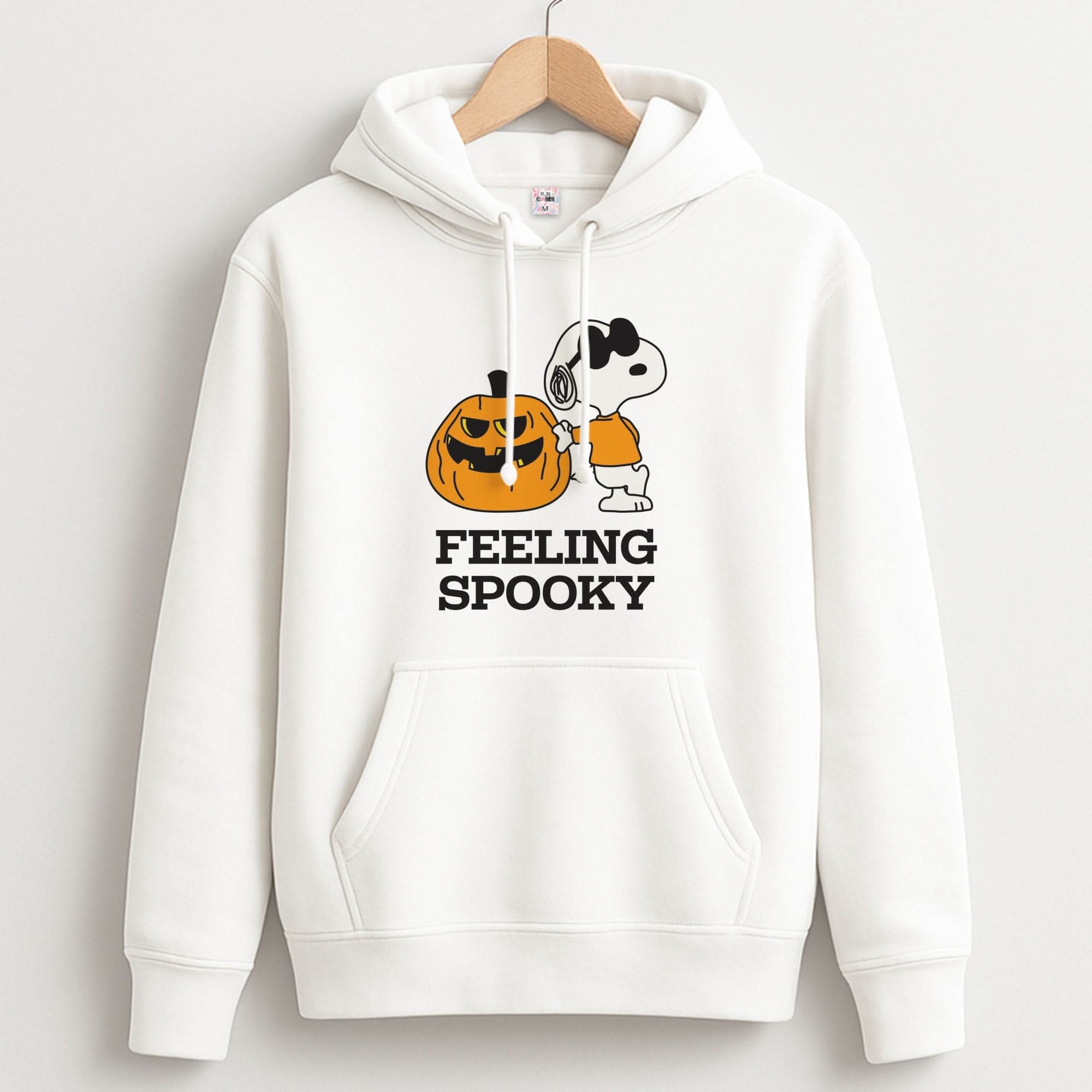 Feeling Spooky Cartoon Beagle Unisex Hoodie