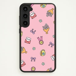 Mum Doodles Pattern Galaxy S23 Plus Case