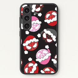 Spider Heroes Christmas Pattern Galaxy S24FE Case