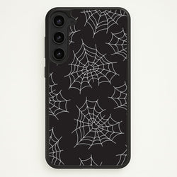 Spiderweb Hearts Pattern Galaxy S23 Plus Case