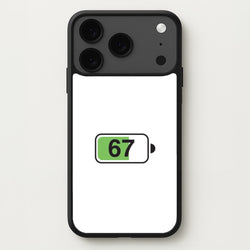6 7 Battery iPhone 17 Pro Max Case