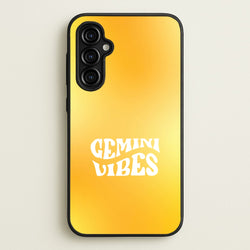 Gemini Vibes Gradient Zodiac Galaxy A54 Case