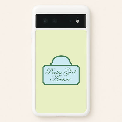 Pretty Girl Avenue Google Pixel 6 Case