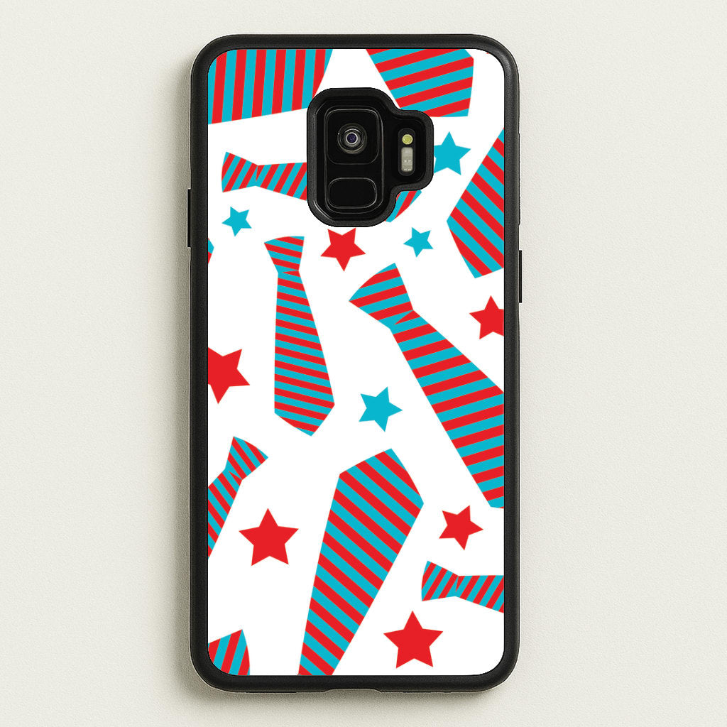 Tie And Stars Pattern Galaxy S9 Case