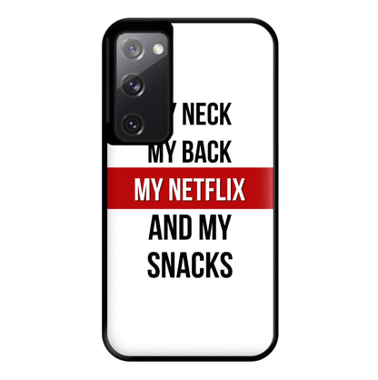 My Netflix & My Snacks Phone Case