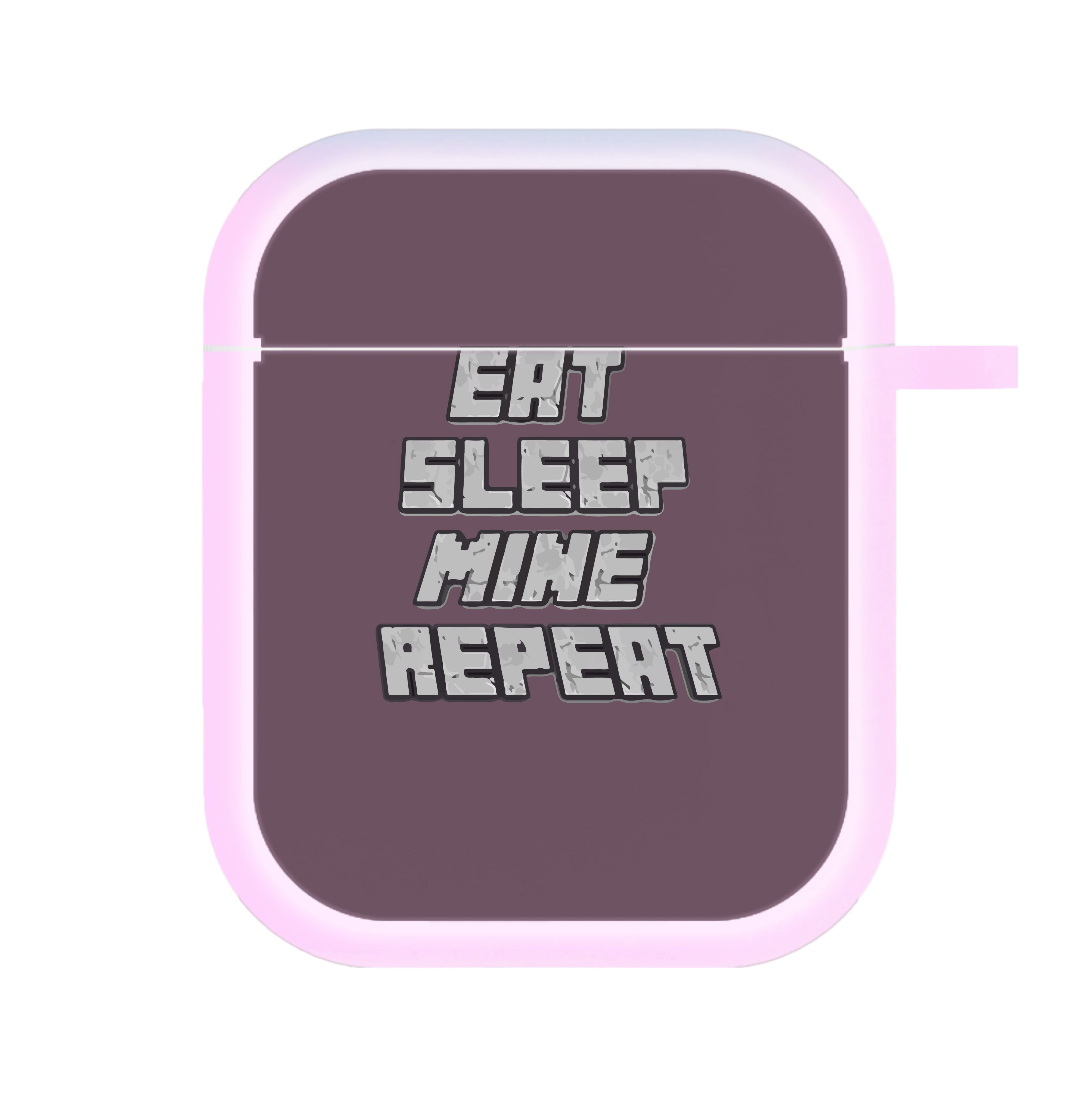 Eat Sleep Mine Repeat AirPods Case