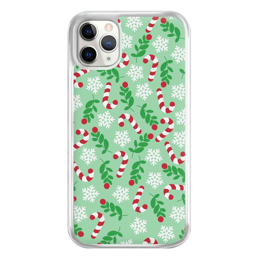 Snow Green Pattern Phone Case