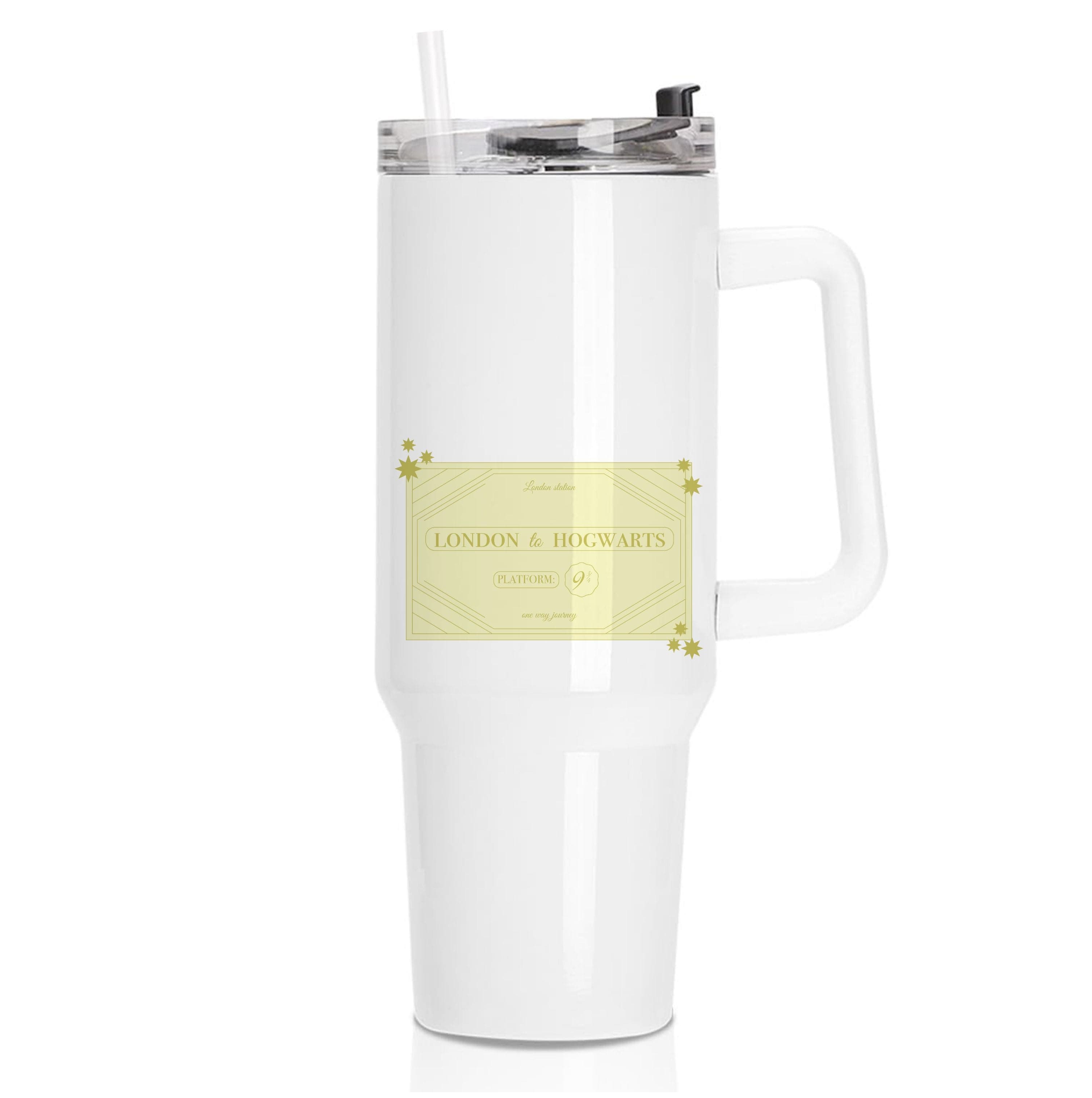 Train Ticket Tumbler