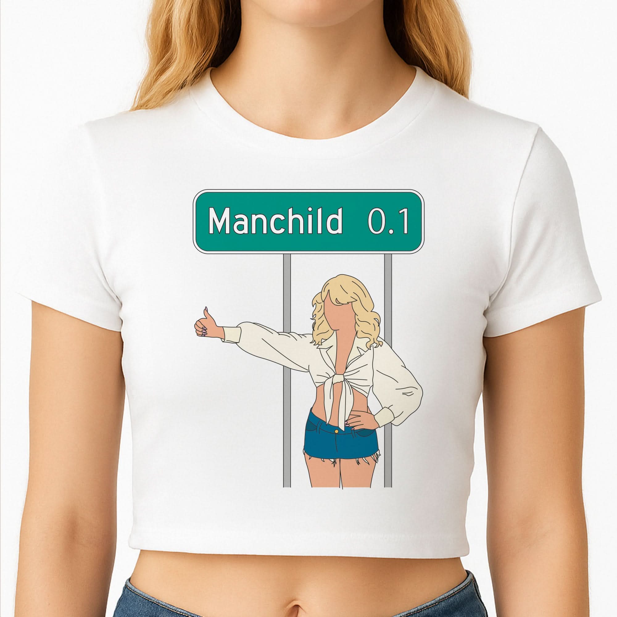 Man Child Miles Crop Top