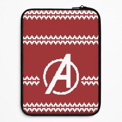 Superhero Team Red Christmas Jumper  Universal Laptop Sleeve
