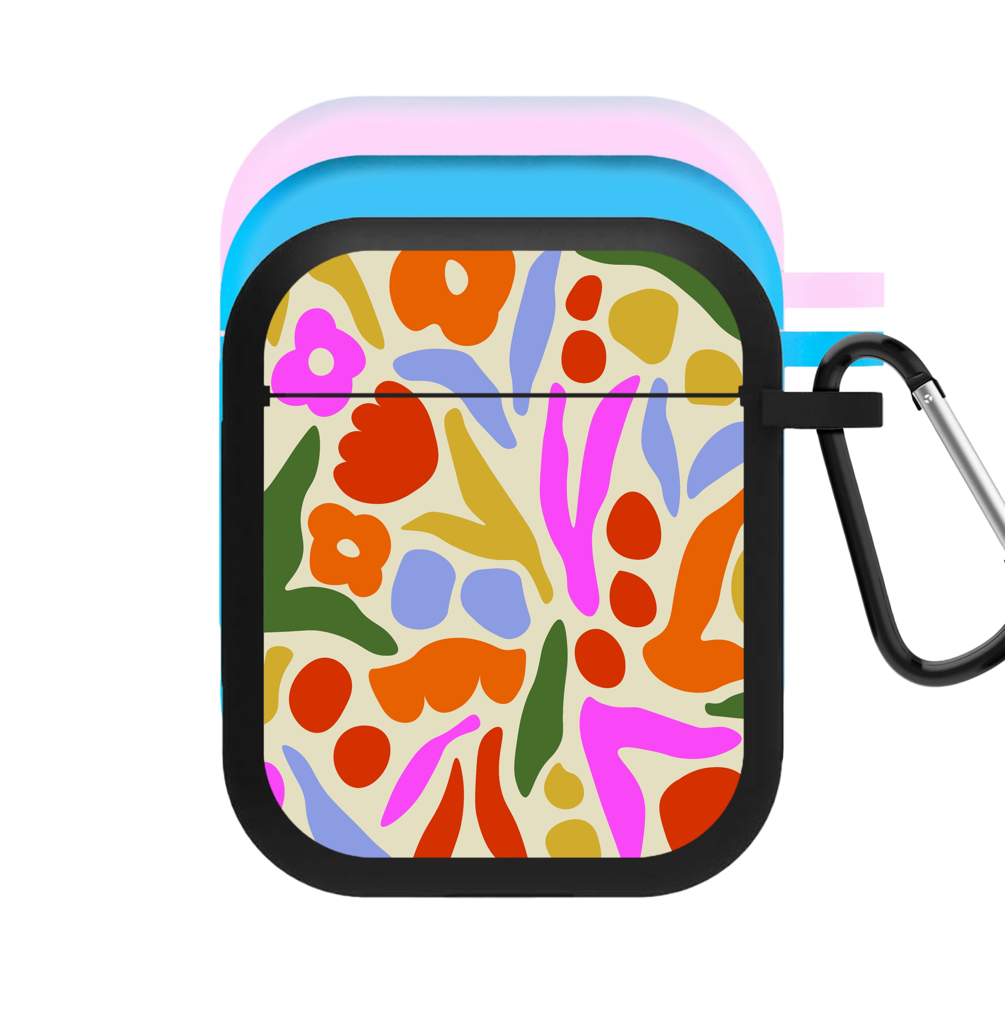 Abstract Floral Pattern - Floral AirPods Case