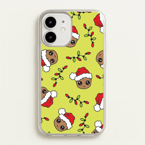 Christmas Tree Hero Pattern iPhone 12 / 12 Pro Case