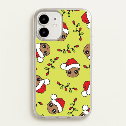 Christmas Tree Hero Pattern iPhone 12 Mini Case