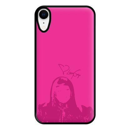 Pink Gaga Silhouette  iPhone XR Case