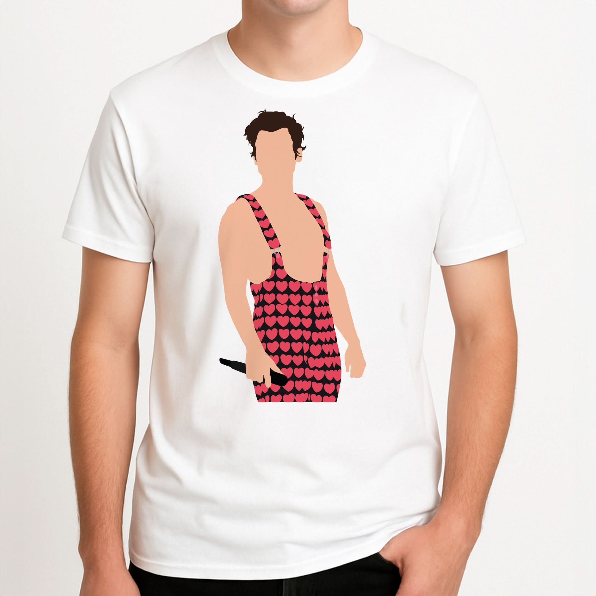Harry Heart Jumpsuit Mens T-Shirt