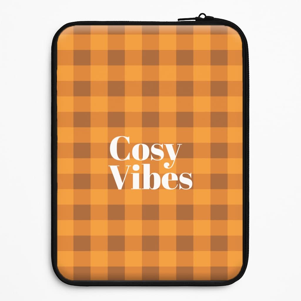 Checkered Cosy Vibes Laptop Sleeve