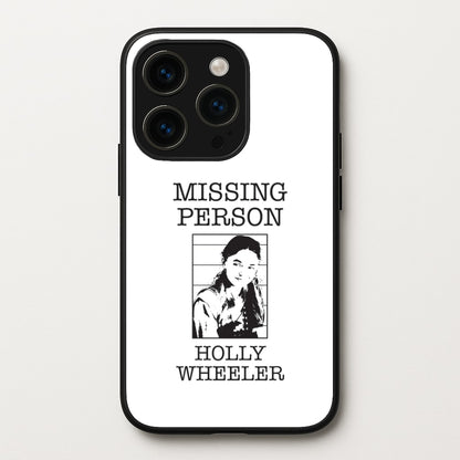 Missing Person Holly iPhone 14 Pro Case