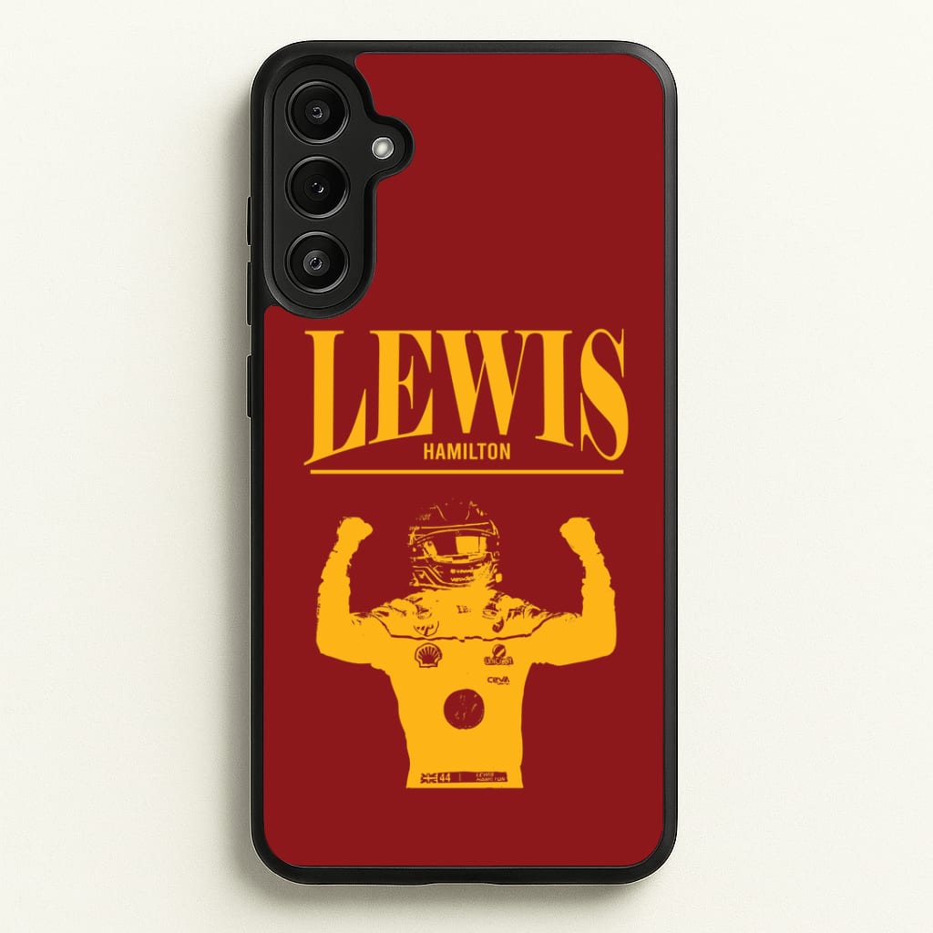Lewis Red And Gold Galaxy A34 Case