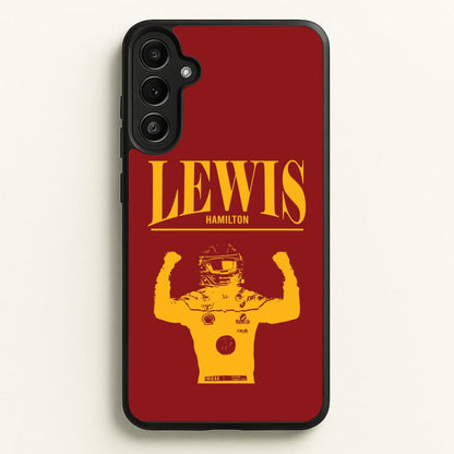 Lewis Red And Gold Galaxy A34 Case