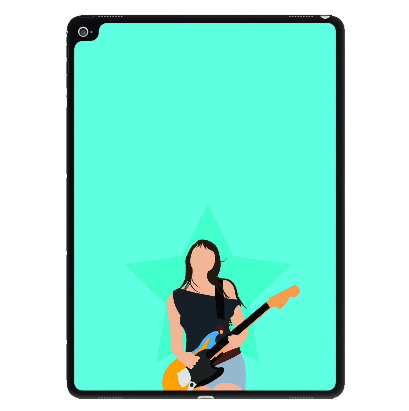 Orange Guitar iPad Case