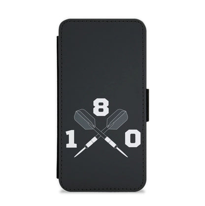 180 Black Flip / Wallet Phone Case