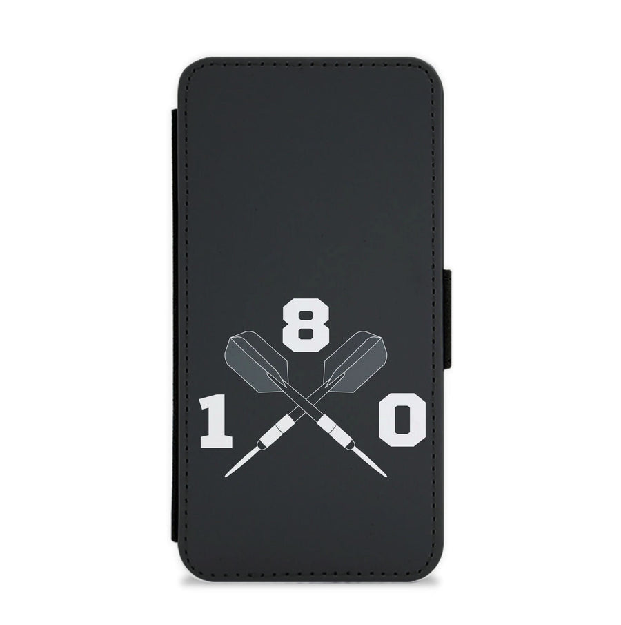 180 Black Flip / Wallet Phone Case