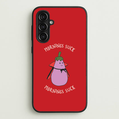 Mornings Suck Plush - Halloween Galaxy A16 Case