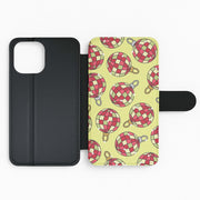 Disco Baubles Pattern Flip / Wallet Phone Case 2