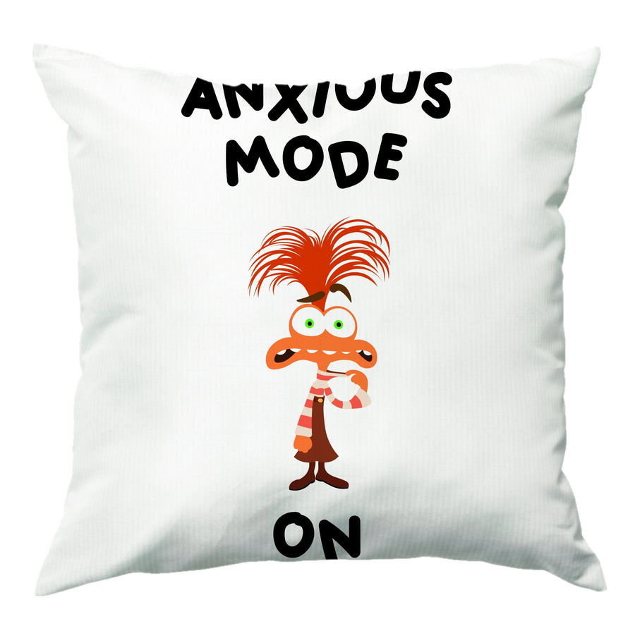 Anxious Mode On - Inside Out Cushion