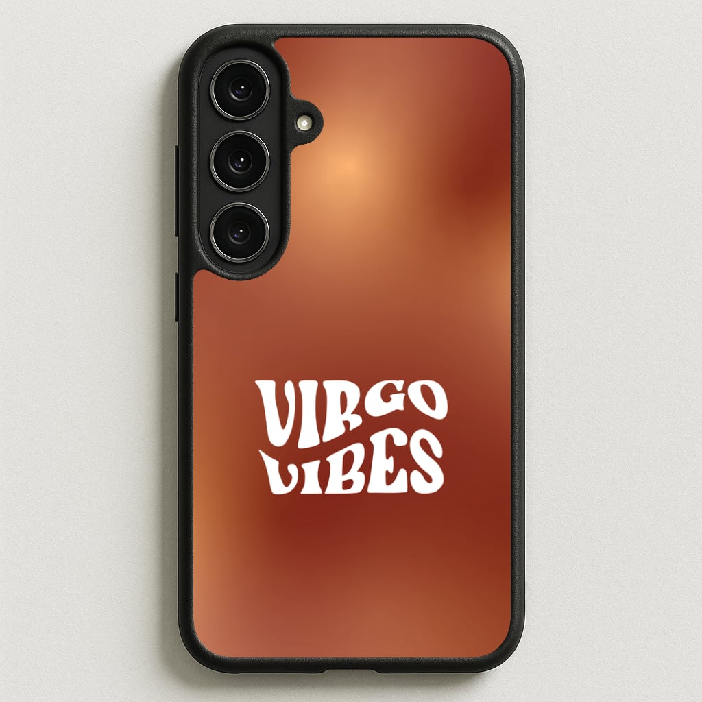 Virgo Vibes Gradient Zodiac Galaxy S25FE Case