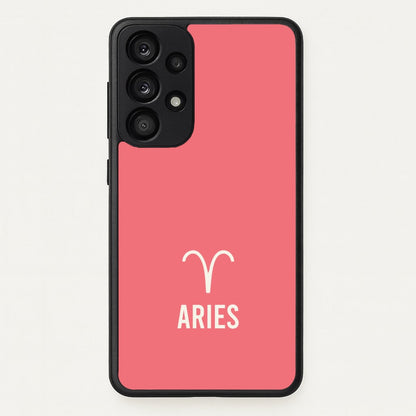 Aries Pastel Zodiac Galaxy A53 Case