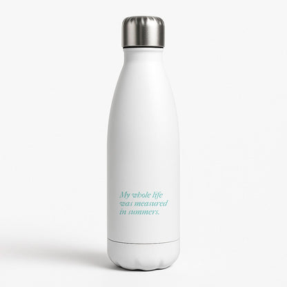 Measured In Summers White Water Bottle