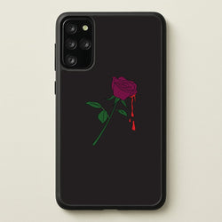 Dark Pink Rose Galaxy S20 Plus Case