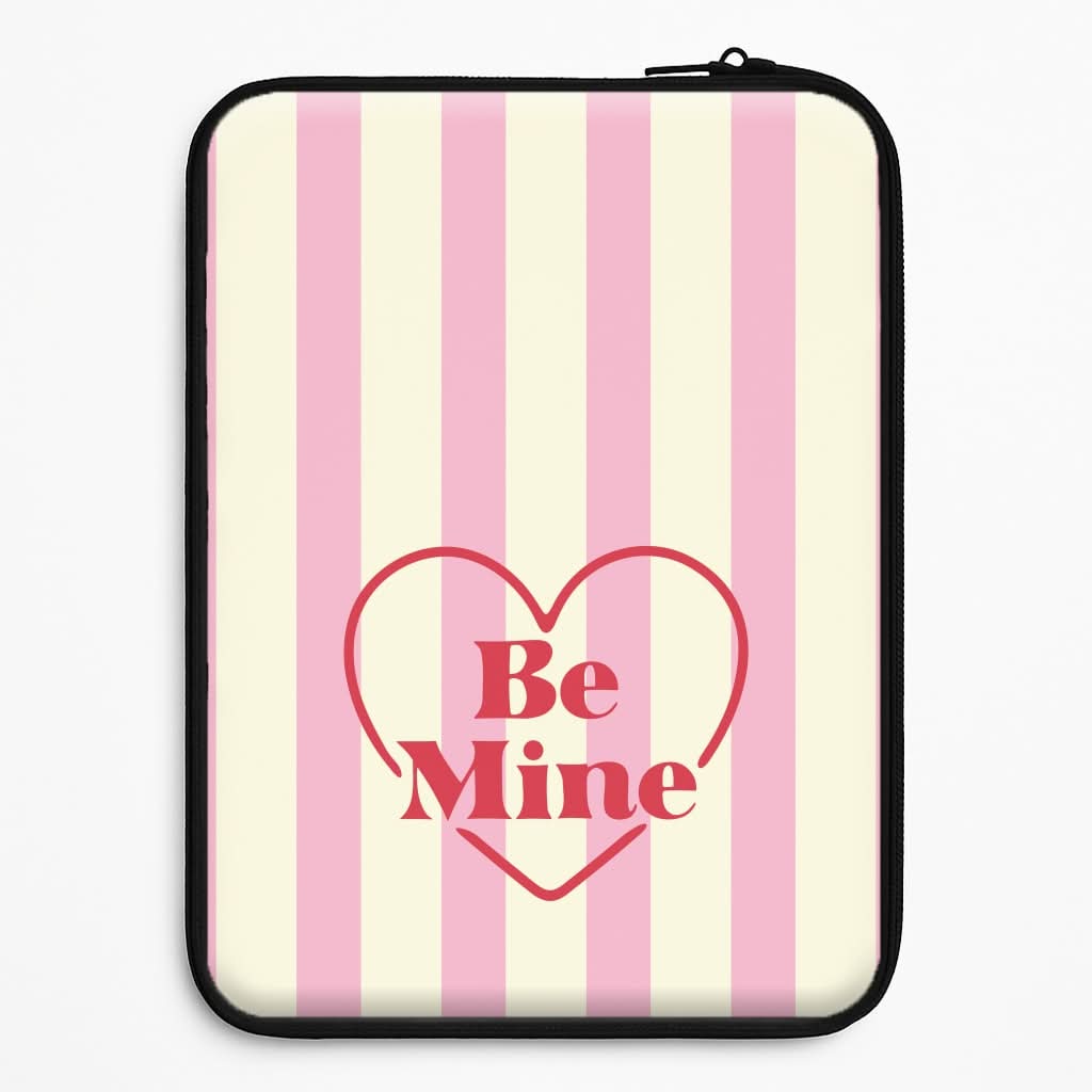 Be Mine Stripey Laptop Sleeve