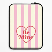 Be Mine Stripey Laptop Sleeve 1