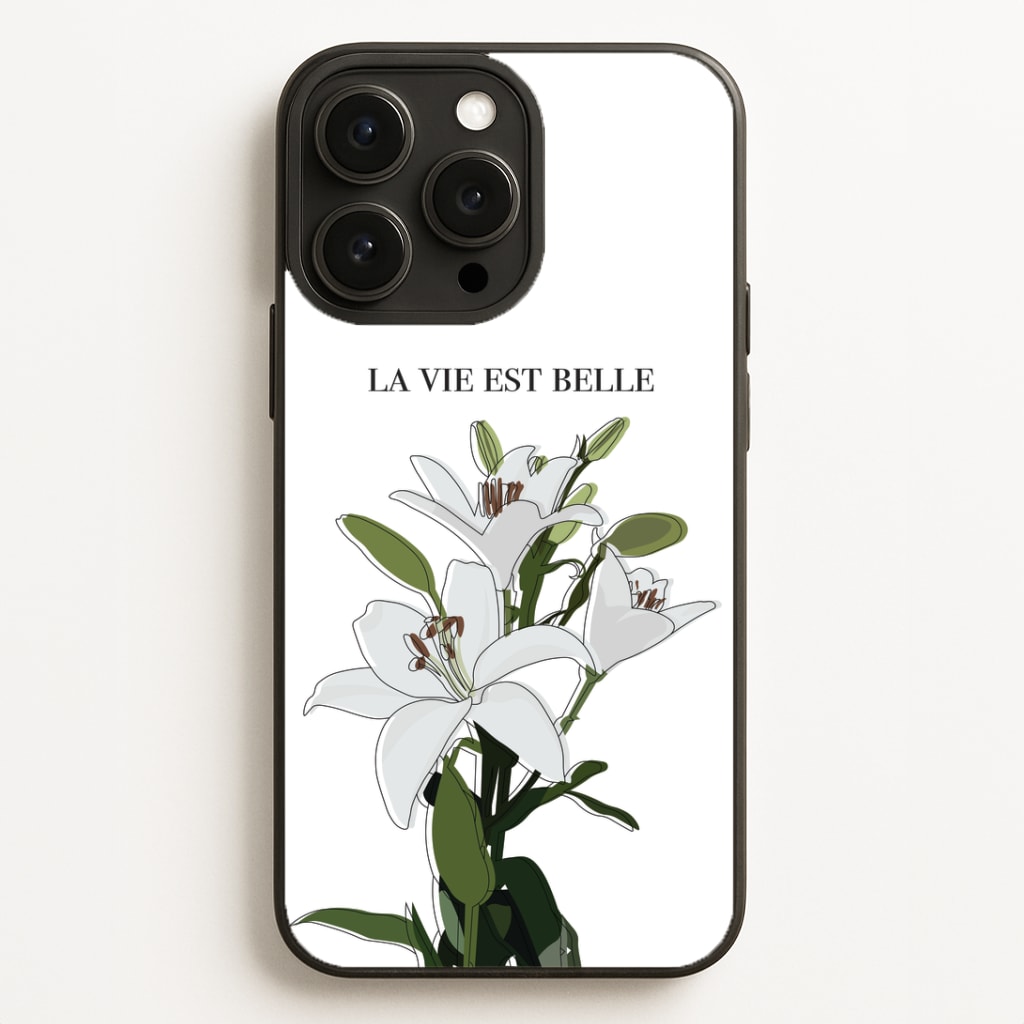 La Vie Est Belle - Clean Girl Aesthetic Phone Case for iPhone, Samsung Galaxy and Google Pixel