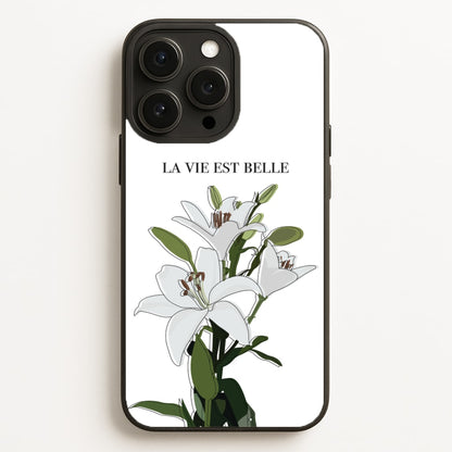 La Vie Est Belle - Clean Girl Aesthetic Phone Case for iPhone, Samsung Galaxy and Google Pixel