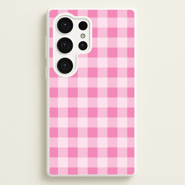 Strawberry Gingham  Galaxy S25 Ultra Case
