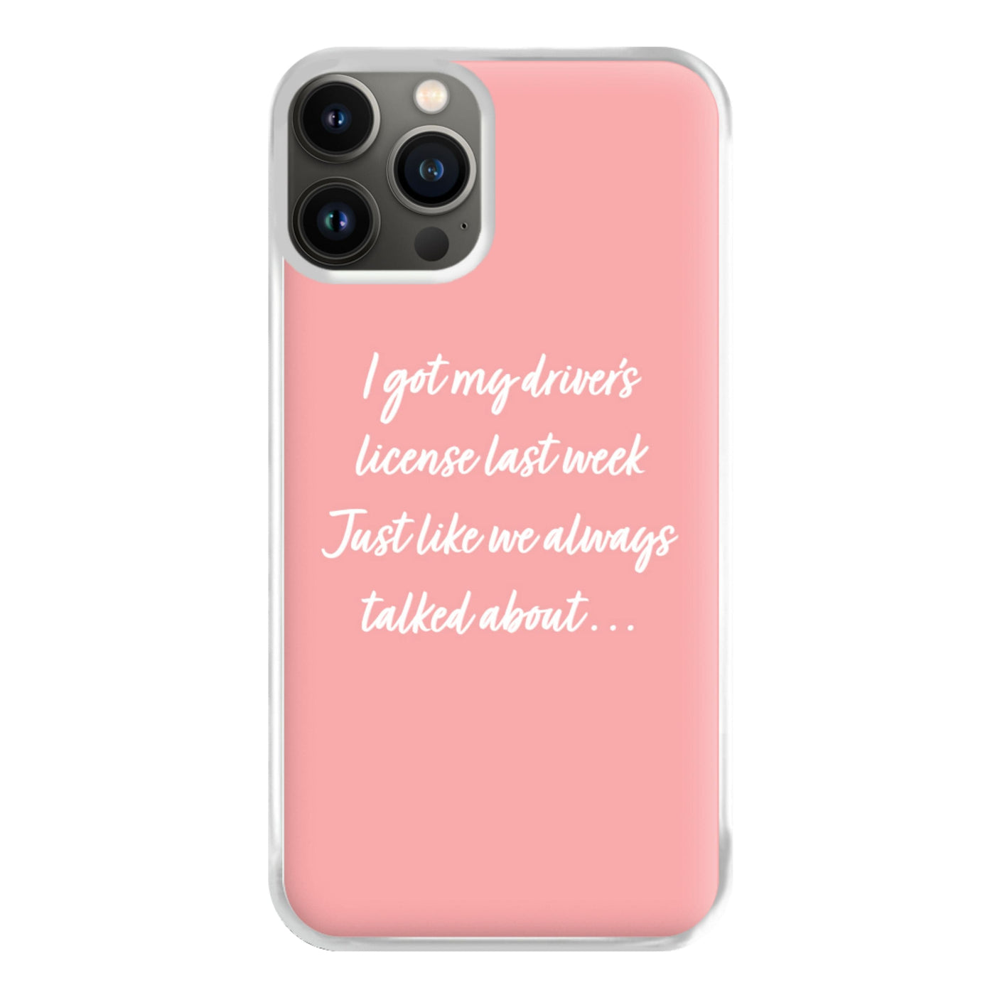 Drivers License Lyrics - Olivia TikTok Phone Case