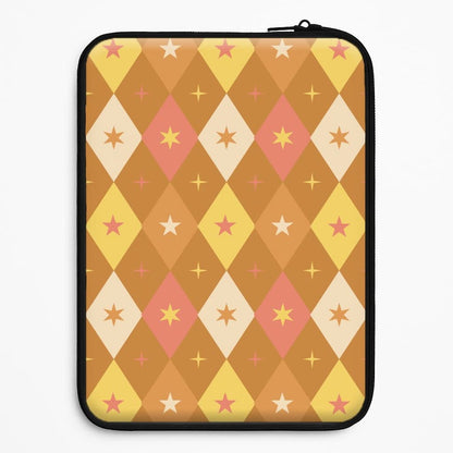 Retro Christmas Argyle Pattern Universal Laptop Sleeve