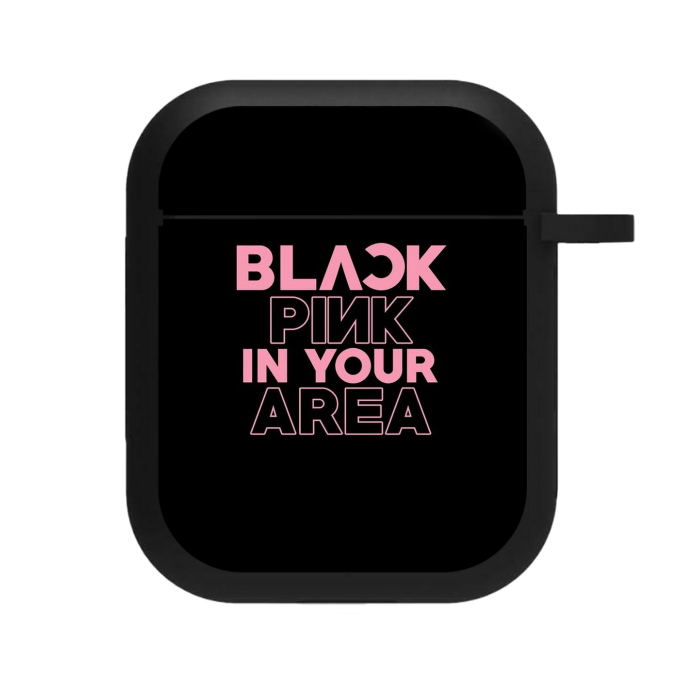 Blackpink In Your Area - Black AirPods Case
