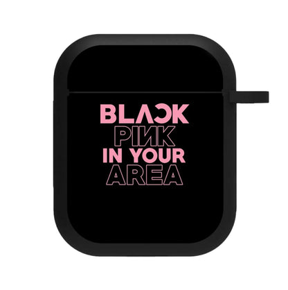 Girl K-Pop Band In Your Area - Black AirPods Case