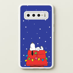 Cartoon Beagle Fairylights Galaxy S10 Plus Case