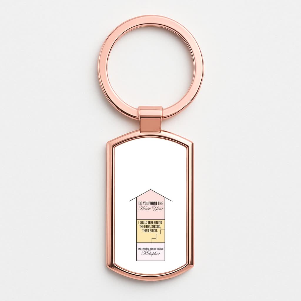 Do You Want The Tour Lyrics Rose Gold Keyring