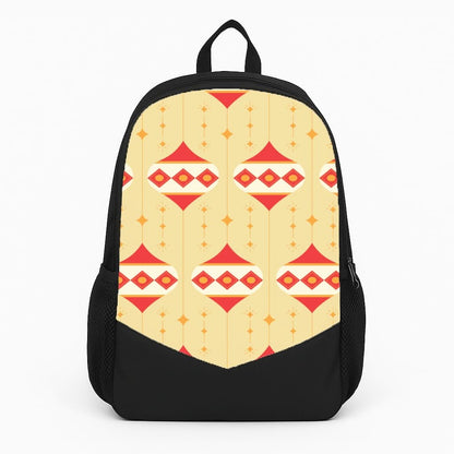 Abstract Christmas Baubles Pattern Backpack