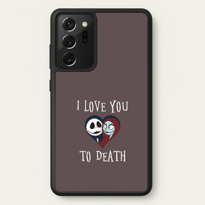 I Love You To Death Heart Galaxy Note 20 Ultra Case